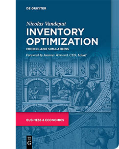 Cover of Inventory Optimization: Models and Simulations, by Nicolas Vandeput